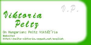 viktoria peltz business card